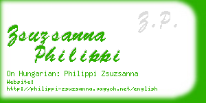 zsuzsanna philippi business card